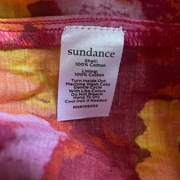 Sundance Blossoms Divine Dress Nectarine Color Way Size Medium - Picture 5 of 6
